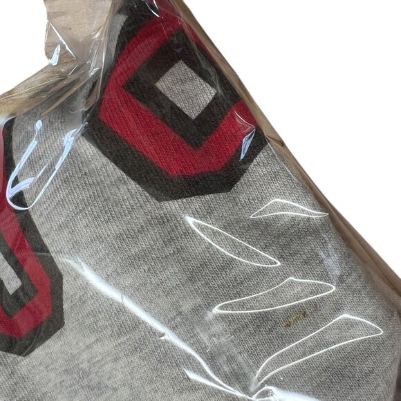 Ralph Lauren Polo Bear Ice Skates Skirt Flag Gray Sleep Shirt Size Medium NWT - Picture 9 of 10